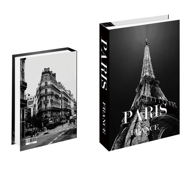 Book Storage Box Paris Pink