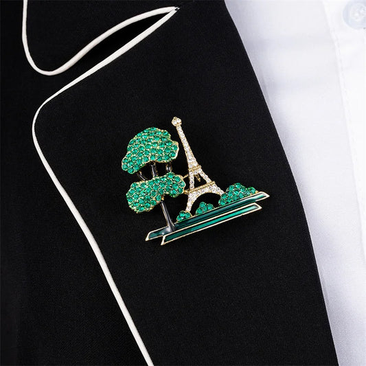 Eiffel Tower Brooch