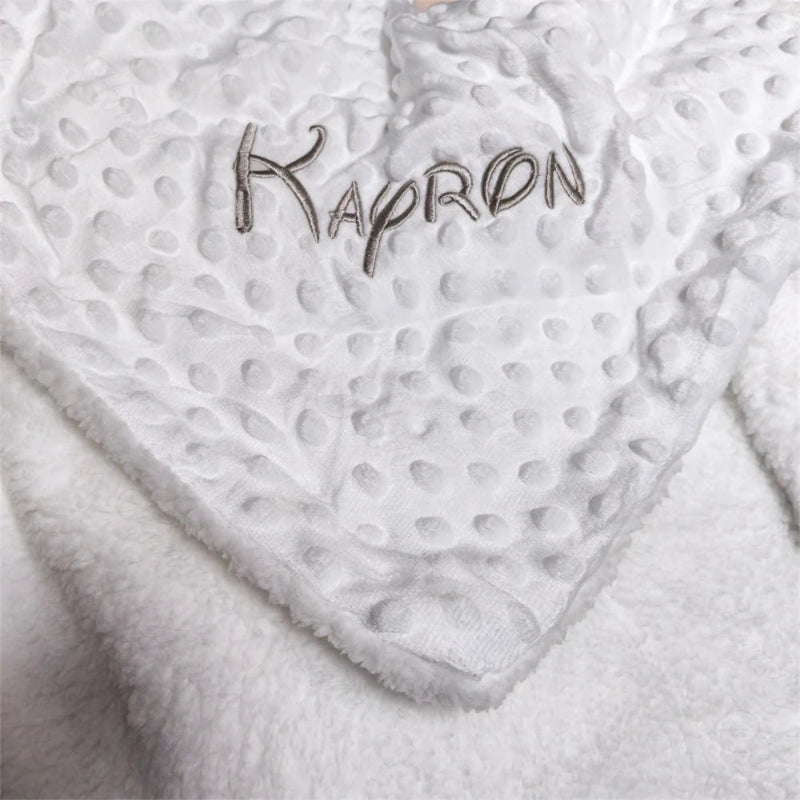Customizable Plush Baby Blanket