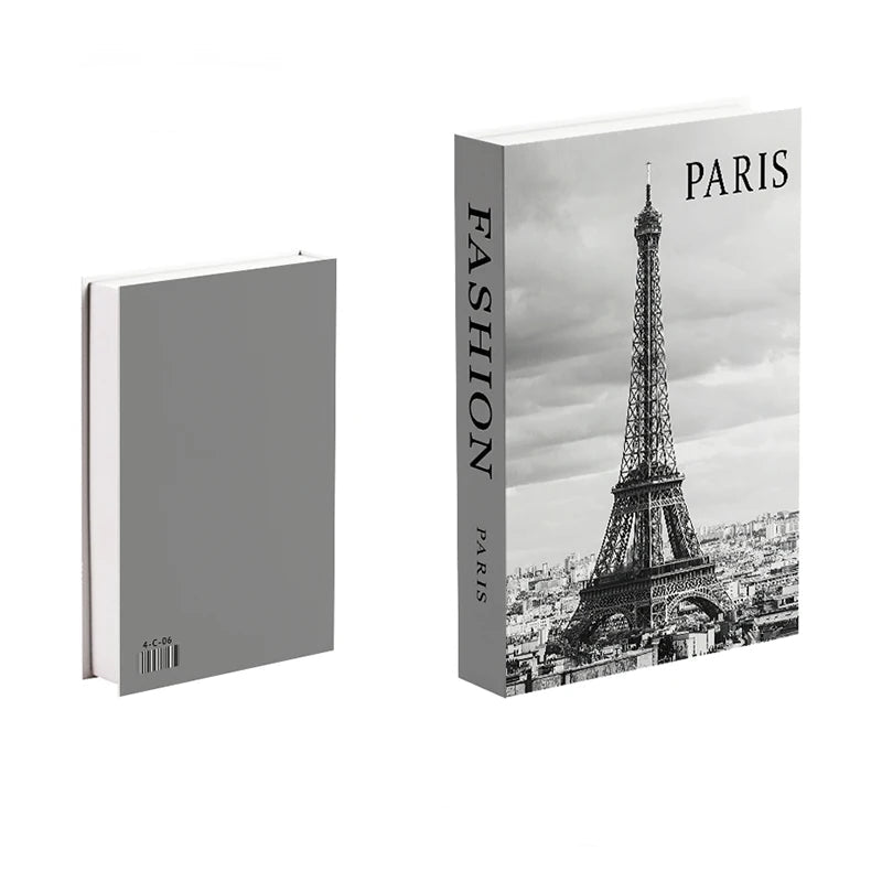 Book Storage Box Paris Pink