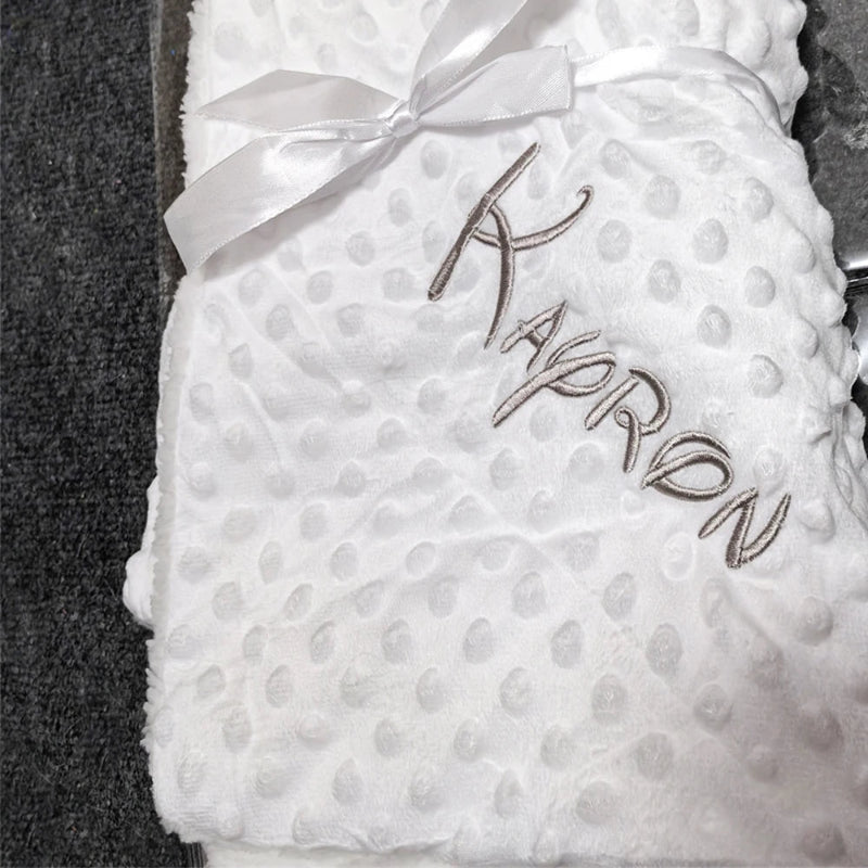 Customizable Plush Baby Blanket