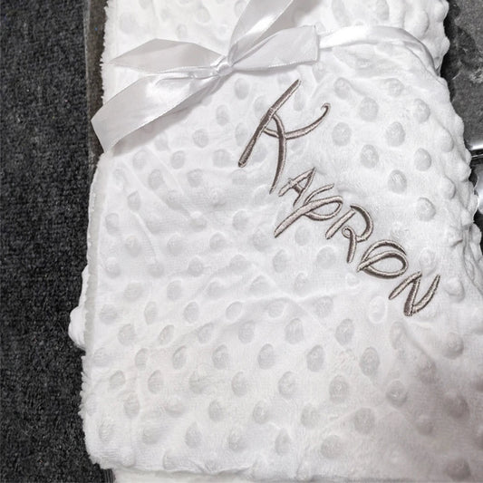 Customizable Plush Baby Blanket