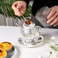 Load image into Gallery viewer, Eiffel Tower Ceramic Teapot Set
