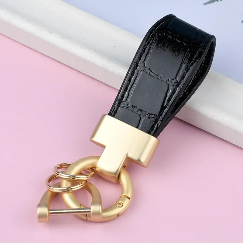 Customizable Leather Key Ring