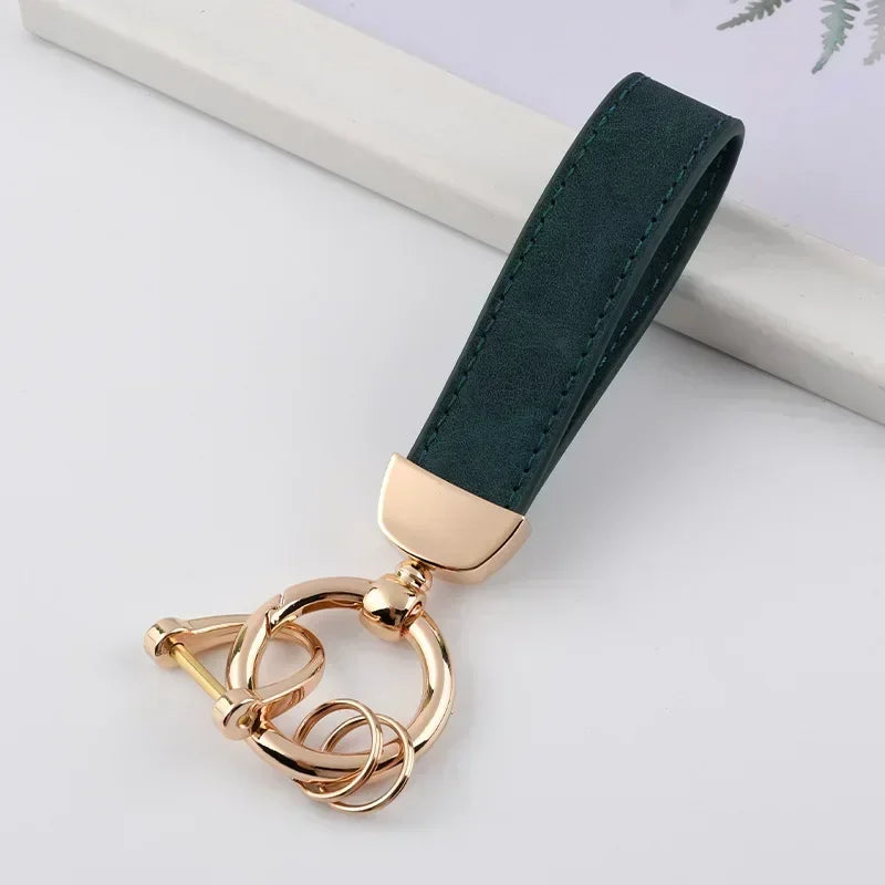 Customizable Leather Key Ring