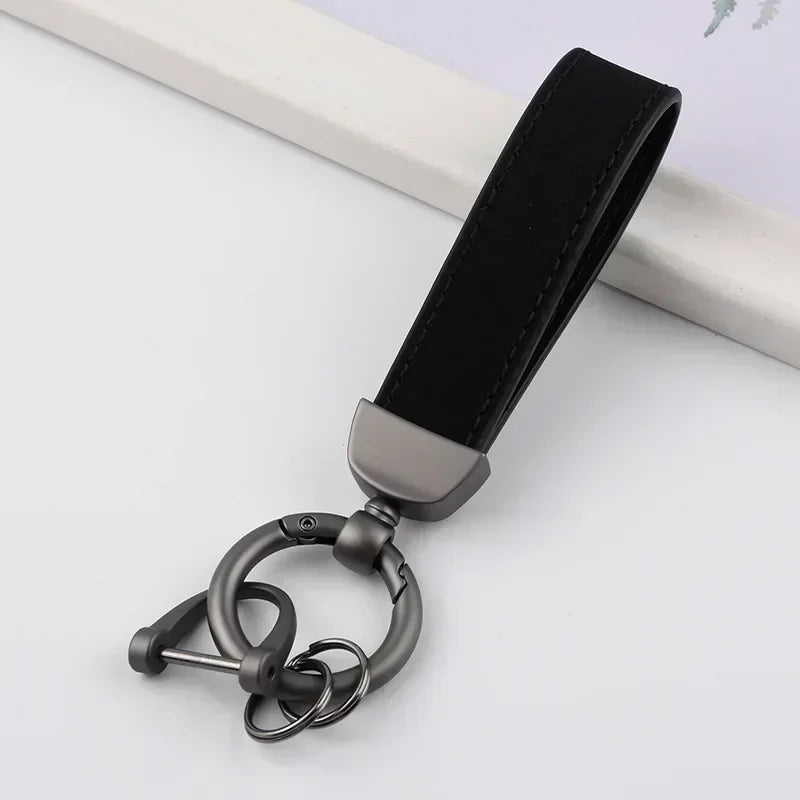 Customizable Leather Key Ring