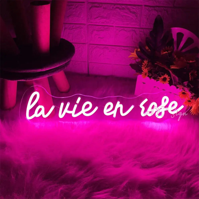 Led Neon La Vie En Rose