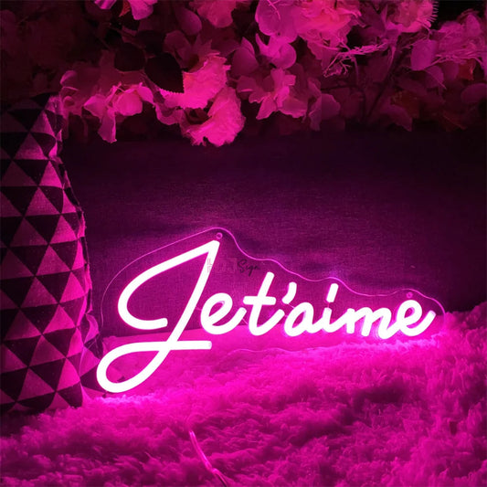 LED Neon Je t'Aime