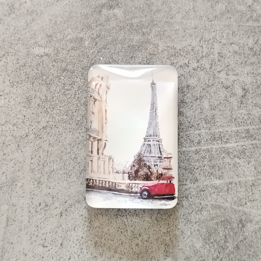 Fridge Magnet Tower Eiffel Rectangle