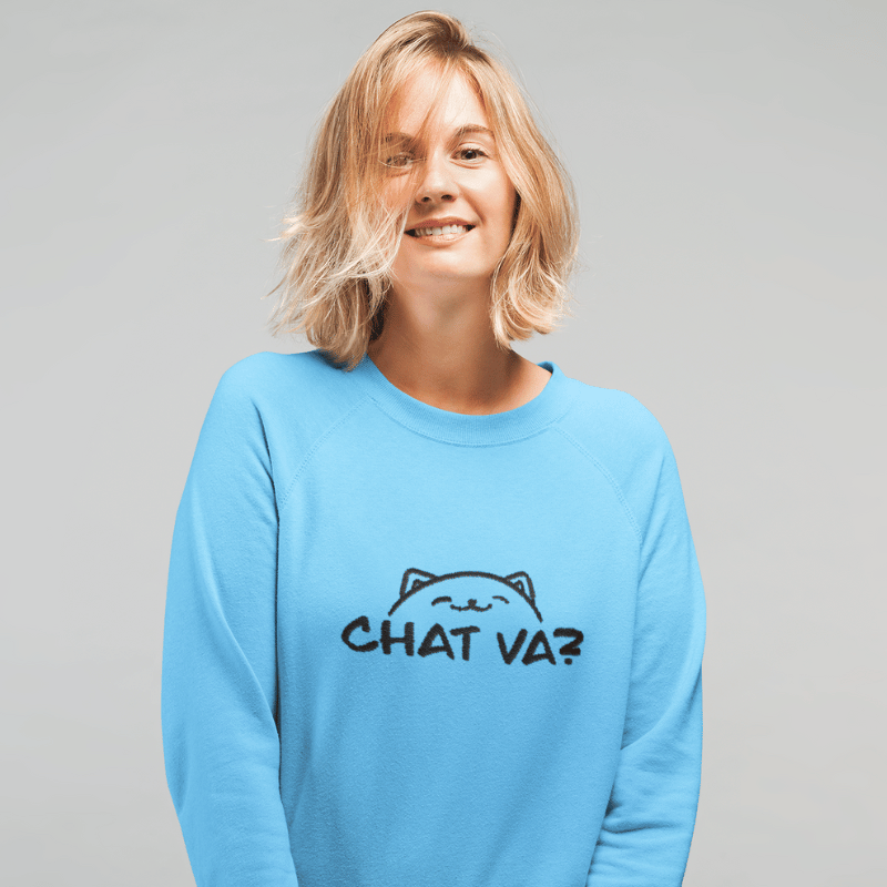 Sweater Blue Chat Va