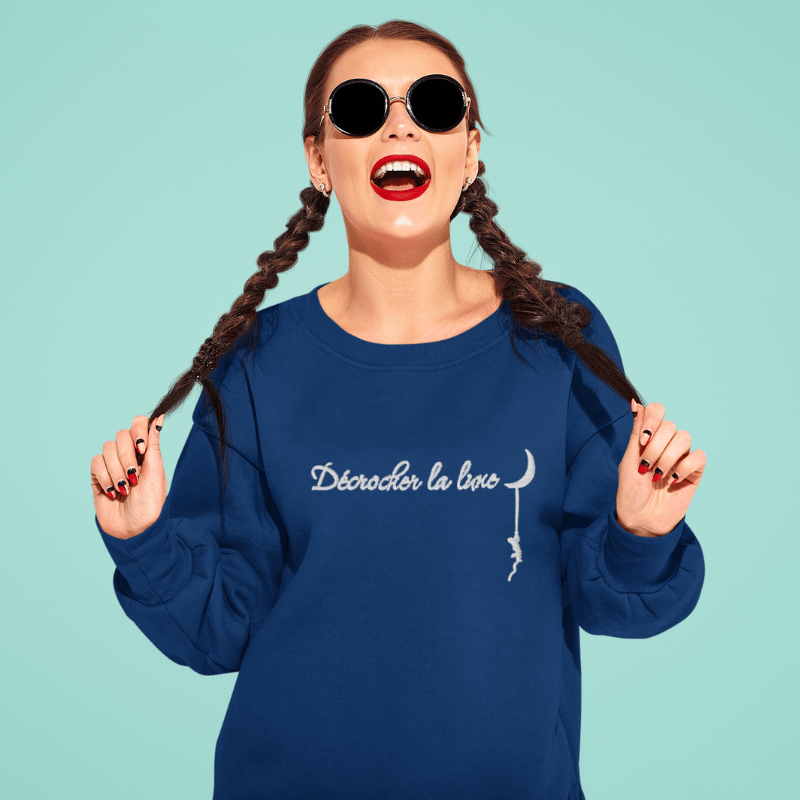 Sweater Navy Décrocher la Lune