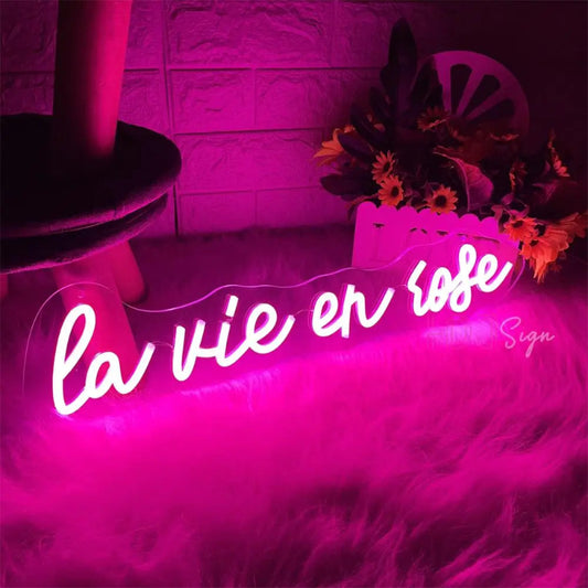Led Neon La Vie En Rose