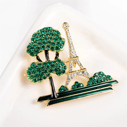 Eiffel Tower Brooch