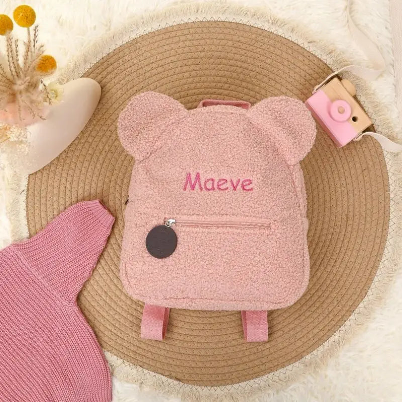 Customizable Teddy Bear Backpack