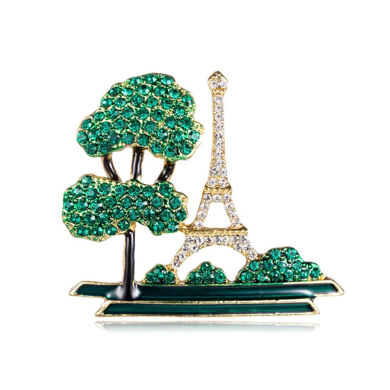 Eiffel Tower Brooch