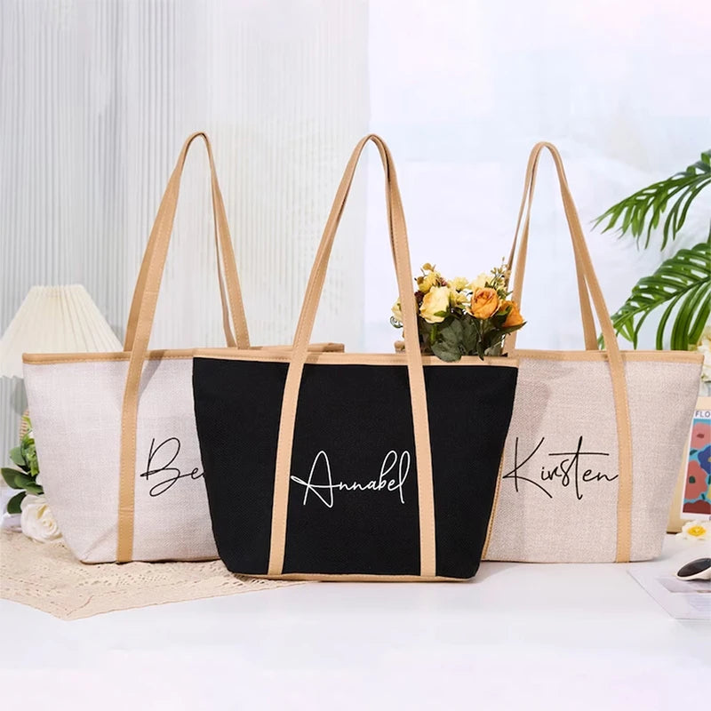 Customizable Canvas Tote Bag