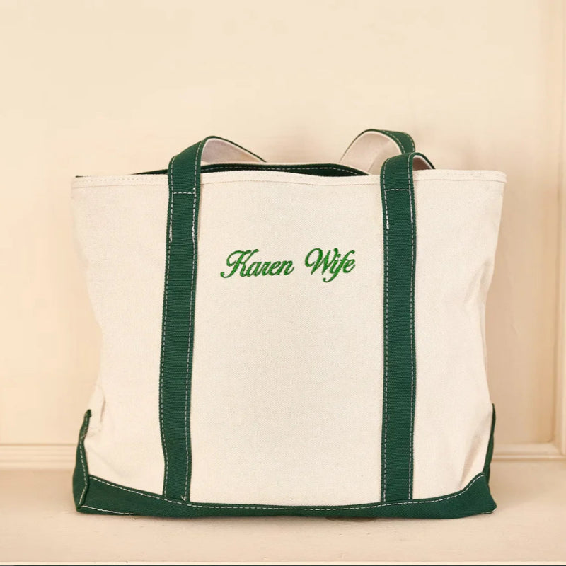 Two-toned Customizable Tote Bag