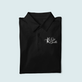 Load image into Gallery viewer, Polo Shirt La Vie Est Belle Customizable black
