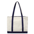 Load image into Gallery viewer, Two-toned Customizable Tote Bag
