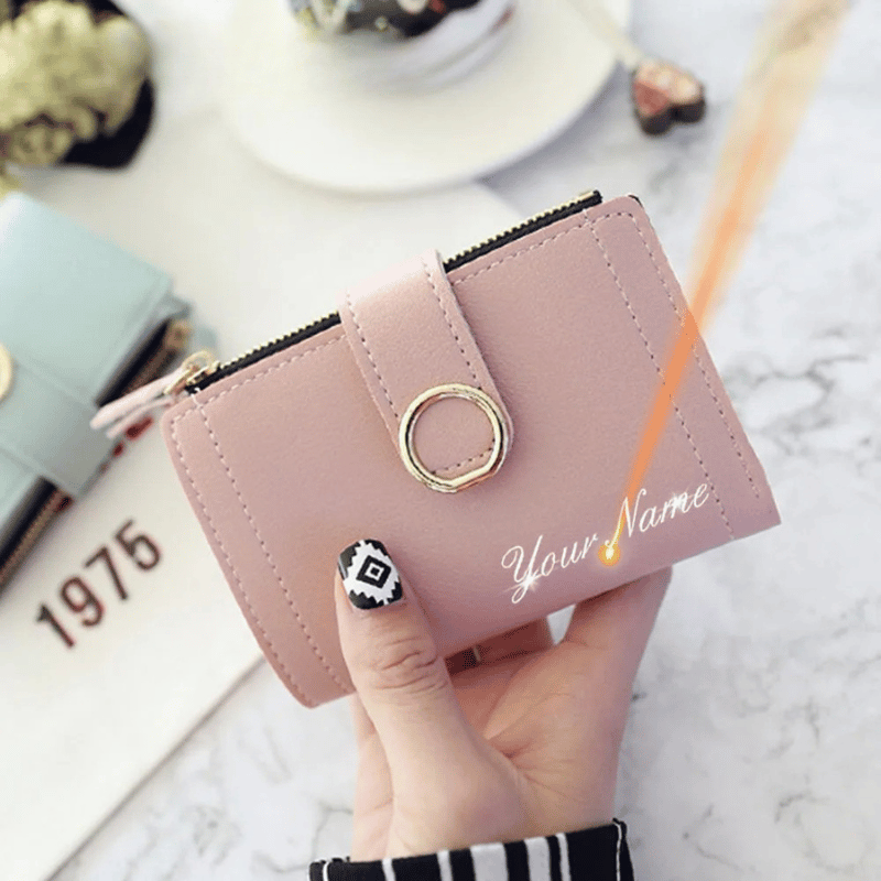 Customized PU leather Mini Wallet