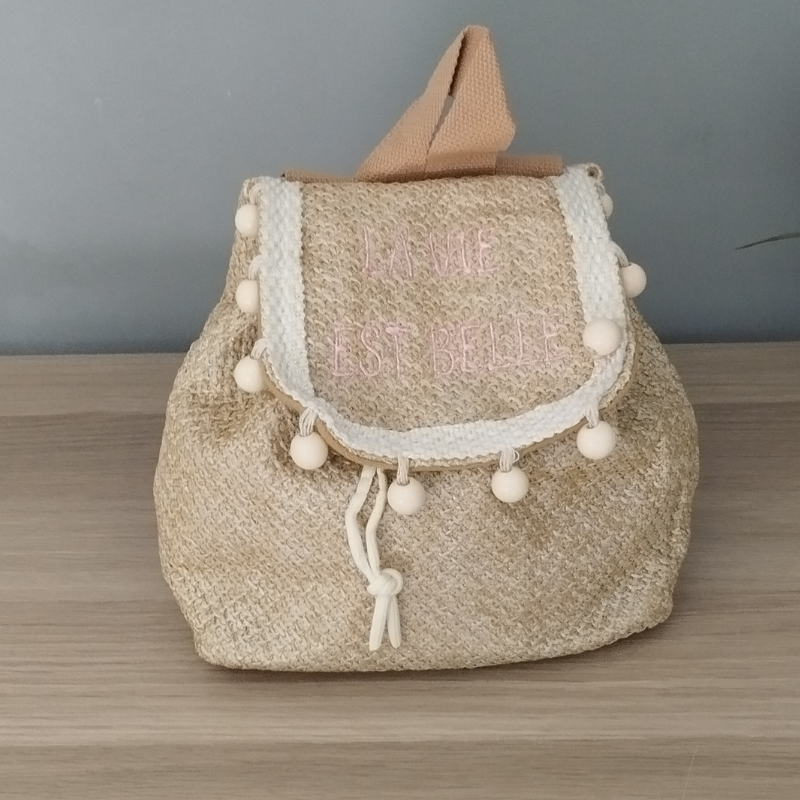 Backpack Canva Customizable Embroidery