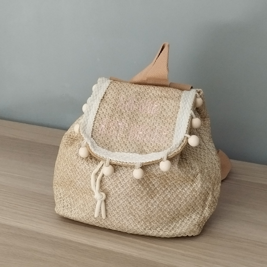 Backpack Canva Customizable Embroidery