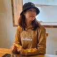 Load image into Gallery viewer, Hoodie Suede Courage Force Vaillance brown

