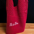 Load image into Gallery viewer, Knitted Wool Tote Bag Vis Tes Rêves
