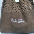 Load image into Gallery viewer, Knitted Wool Tote Bag Brown Vis Tes Rêves
