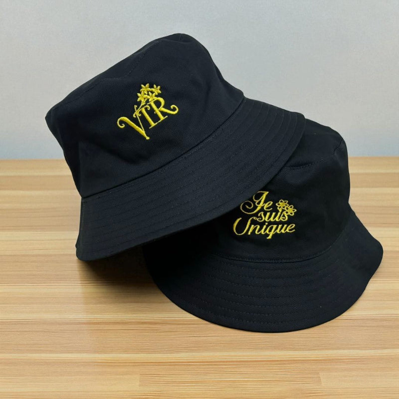 Hat Bob Black Je Suis Unique
