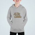 Load image into Gallery viewer, Child Hoodie Gray La Vie Est Belle Gold
