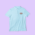 Load image into Gallery viewer, Polo Shirt Blue Amour Pour Toujours
