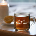 Load image into Gallery viewer, Glass Mug Chat Va
