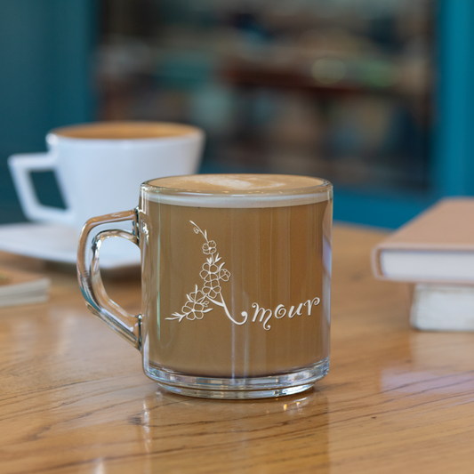 Glass Mug Amour