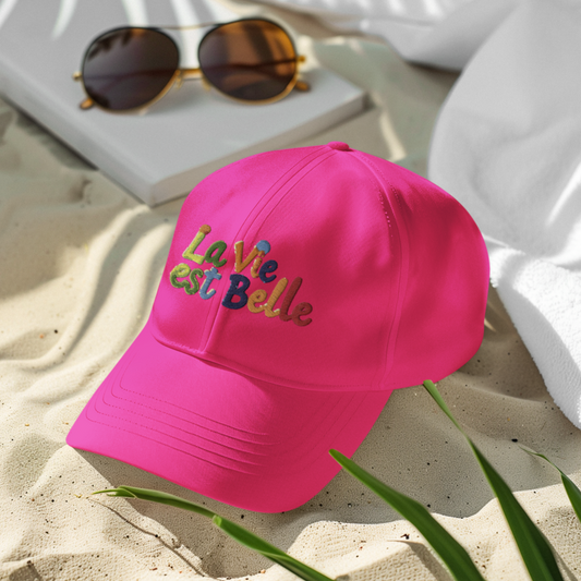 Cap Pink La Vie Est Belle Multicolor