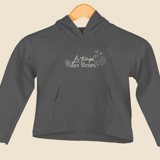 Child Hoodie Gray Le Temps des Fleurs