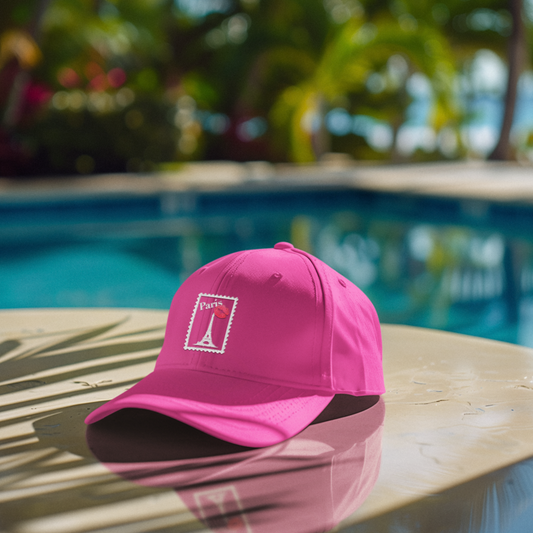 Cap Pink Stamp Paris