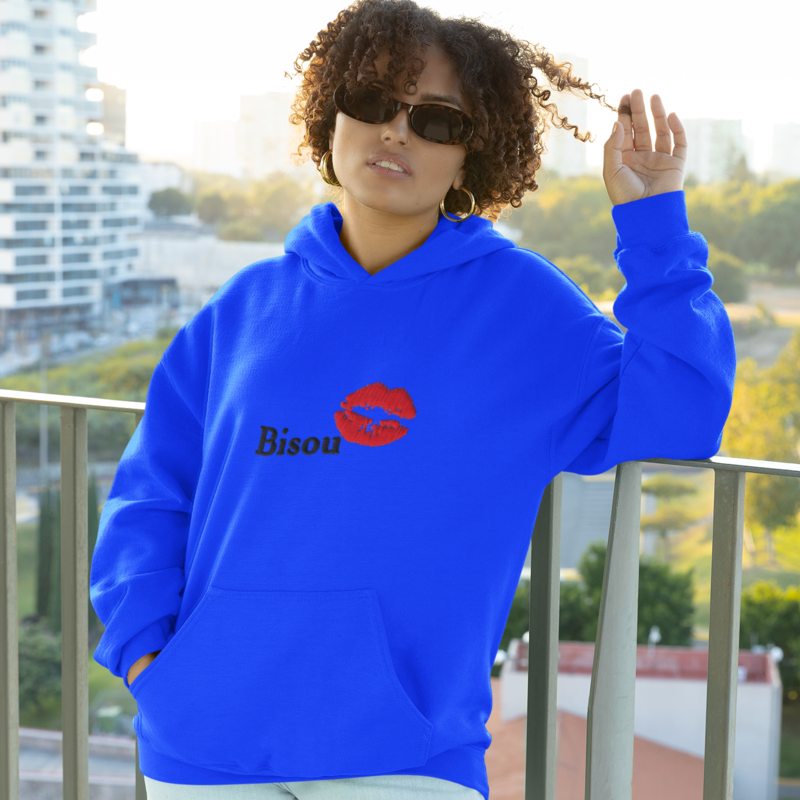 Hoodie Navy Bisou