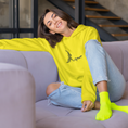 Load image into Gallery viewer, Hoodie Yellow Amour With Flowers
