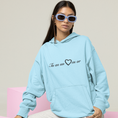 Load image into Gallery viewer, Hoodie Blue Tu as Un Coeur en Or
