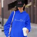 Load image into Gallery viewer, Hoodie Navy Tu as Un Coeur en Or
