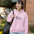 Load image into Gallery viewer, Hoodie Pink La Vie Est Belle
