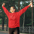 Load image into Gallery viewer, Hoodie Red Amour
