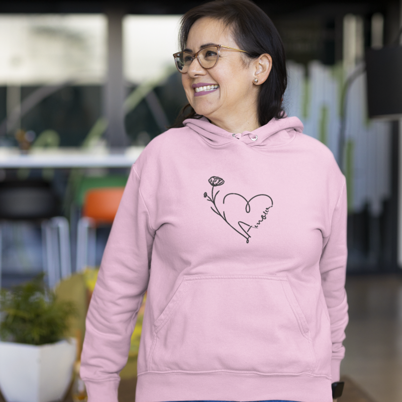 Hoodie Pink Amour