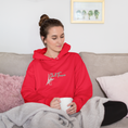 Load image into Gallery viewer, Hoodie Red Chic et Français
