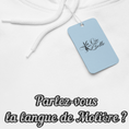 Load image into Gallery viewer, Hoodie Langue de Molière Embroidery

