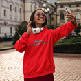 Load image into Gallery viewer, Hoodie Red Langue de Molière
