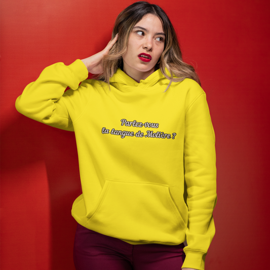 Hoodie Yellow Langue de Molière