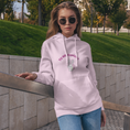 Load image into Gallery viewer, Hoodie Pink Tu me Manques Rabbit
