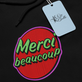 Load image into Gallery viewer, Hoodie Merci Beaucoup Embroidery
